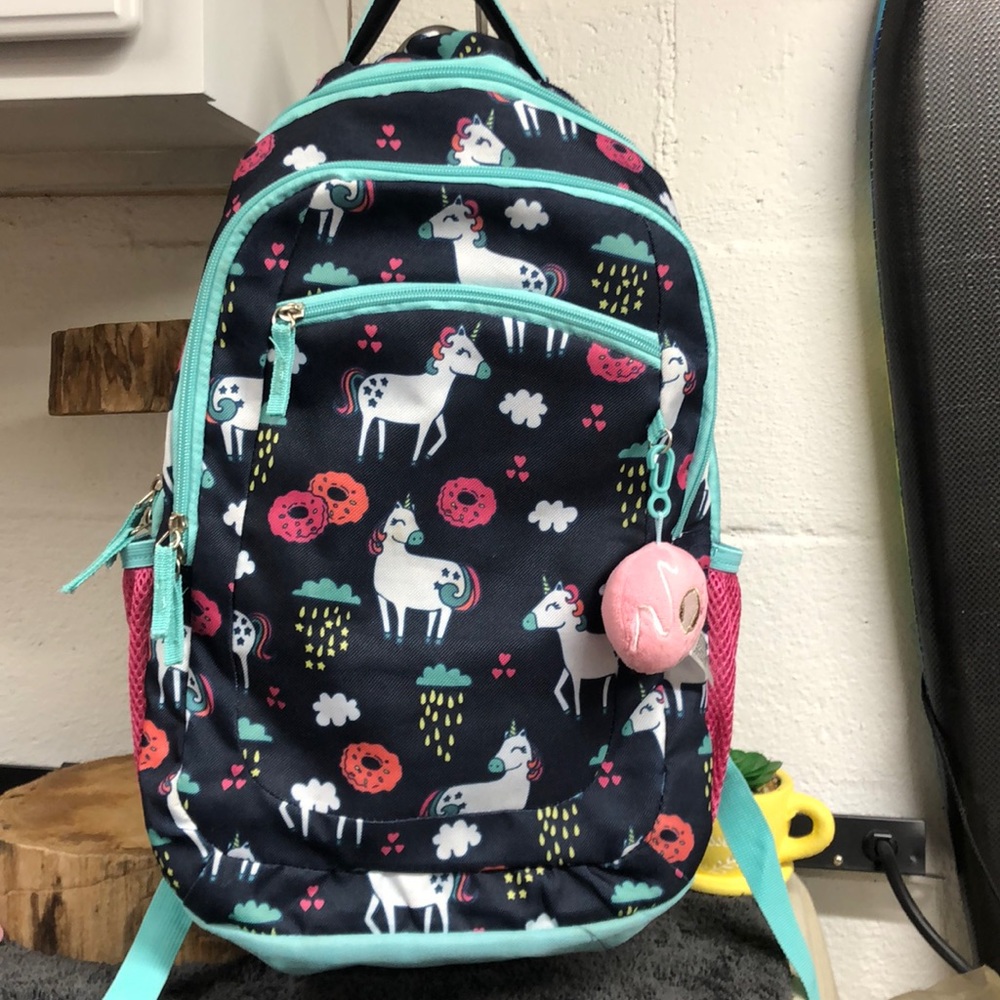 Multi pocket and unicorn backpack large